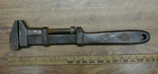 2 Antique All Steel RR Monkey Wrenches - 15 