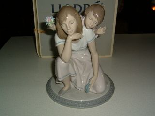 Lladro - Guess Who? Figurine With Mother & Boy 6506 Rare & Retired W Box