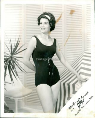 Press Photo Fashion Alix Miami Florida Woman Swim Suit Wear 8x10