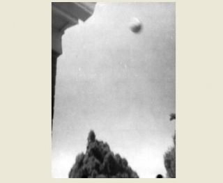 1967 Ufo Flying Saucer Photo Wichita Kansas Project Blue Book Flying Disc