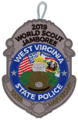24th World Scout Jamboree 2019 Wsj West Virginia State Police Patch Badge Bsa