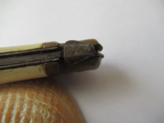 Vintage French Folding Knife Laguiole corkscrew France Navaja old fly bee 4