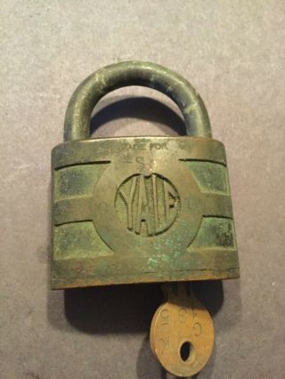 Old Vintage Yale & Towne Mfg.  Co.  Lock & Keys Made For O.  S.  U.  University