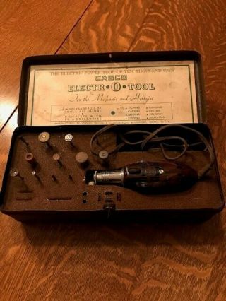 Vintage Casco Electr - O - Tool Electric Power Tool Early Dremel Type Tool