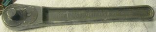 Vintage Snap - On S - 71 Ratchet Socket Wrench 1/2 " Dr,  Black Oxide,  Patent 21854513,  G