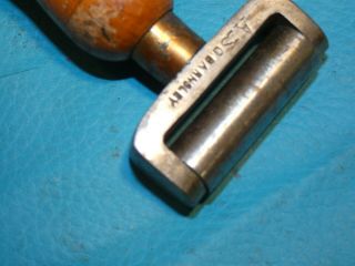 GEORGE BARNSLEY SQUEEGEE ROLLER WHEEL LEATHER SHOE MAKER SADDLERY COBBLERS TOOL 3