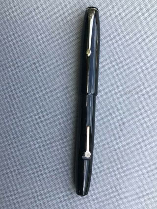 Vintage Conway Stewart 15 Fountain Pen - Black - 14k Nib -