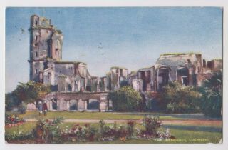Postcard - Lucknow India,  The Residency,  Tuck Wide Wide World 7236