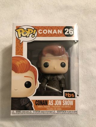 Sdcc 2019 Game Of Thrones Exclusive Conan Jon Snow Funko Pop 26 Comic Con