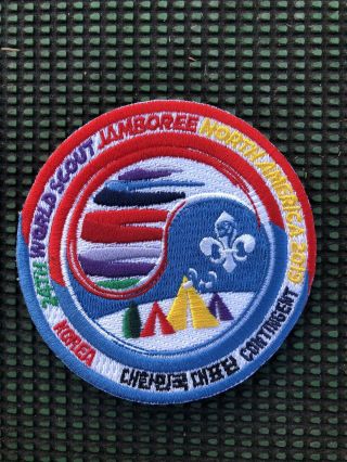 2019 WORLD SCOUT JAMBOREE 24th WSJ KOREA CONTINGENT BADGE PATCH SET 3