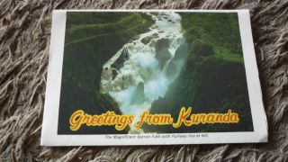 Australian Old Postcard View Folder.  From The 1960s Kuranda Queensland