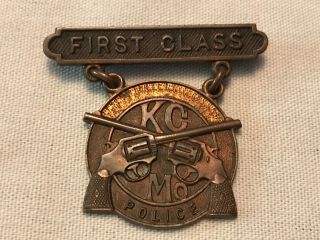 First Class Police Qualifing Badge,  Kansas City,  Missouri