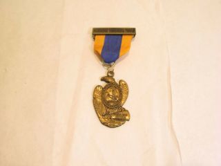 Boy Scouts Of America Benjamin Franklin Historical Pin Trail Medal
