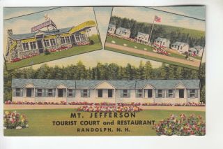 3 Views Mount Jefferson Motel Cottages And Restaurant Randolph Nh