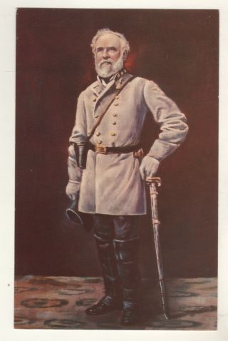 Postcard Of Confederate Civil War General Robert Edward Lee