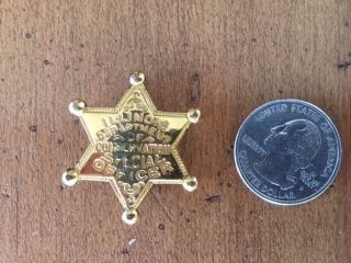 Rare Vintage Illinois Game Warden Special " Officer " Badge - Named
