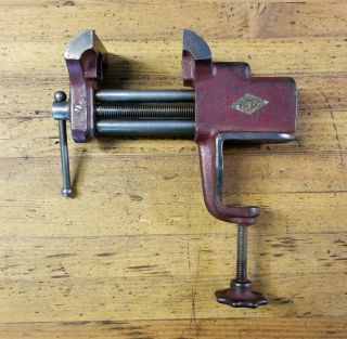 Antique Clamping Bench Vise Anvil Vintage Woodworking Machinist Blacksmith Tools