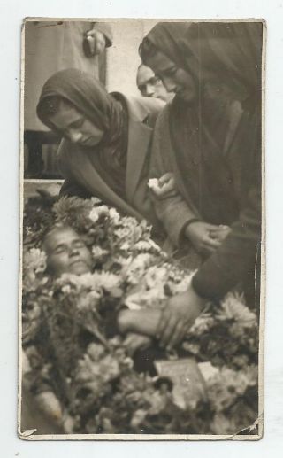 Post Mortem Photo - Funeral.  Photo Of Bulgaria Cv48 - 2
