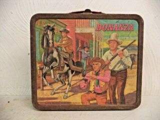 Vintage Bonanza Metal Lunchbox No Thermos (b)