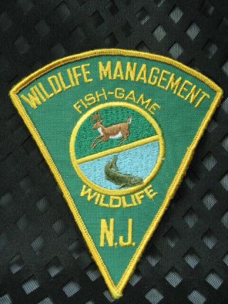 726 Jersey Wildlife Management Fish - Game Patch - Njdep