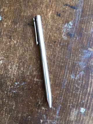 Vintage Tiffany & Co Sterling Silver T Clip Roller Ball Ink Pen.  925 Usa Made