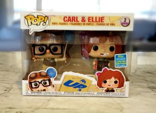 Funko Pop Disney Carl And Ellie Up Sdcc Boxlunch Shared Exclusive In - Hand