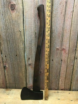 Vintage Antique Plumb Camp Axe Woodworking,  Carpentry,  Cabin Decor