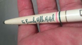 The Beverly Hills Hotel Vintage Room Advertising Kwik Klik Ballpoint Pen,  Usa