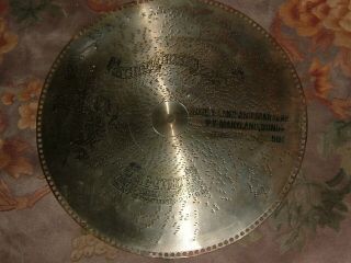 Regina Music Box Disc 20 3/4 Inches " Dixie Land,  Maryland,  My Maryland Songs.  "