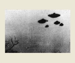 1962 Ufo Flying Saucer Photo Sheffield England Uk,  Space Aliens Daylight Disc
