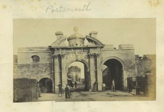Photo Of King James Gate Portsmouth C1860s