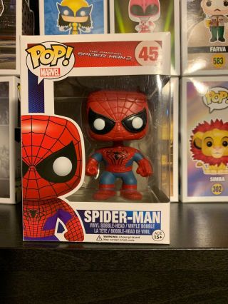 Spider - Man Funko Pop Marvel The Spider - Man 2 45 Vaulted