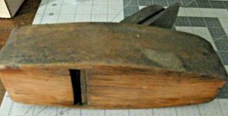 Vintage Antique Wood Wooden Block Plane - Vg Example Of The Age - Perfect Decoration