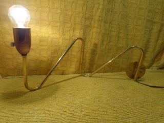 Vintage Wall Mount Swing - Out Brass Lamp