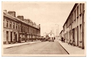 Limavady,  Linenhall Street,  Derry / Londonderry,  Ireland,  B & W,  P/card,  1952