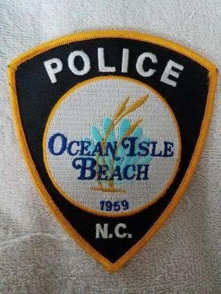 Ocean Isle Beach Nc Police / Sheriff Patch North Carolina