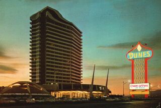 Las Vegas,  Nevada,  Nv,  The Dunes Hotel,  1965 Chrome Vintage Postcard G5431