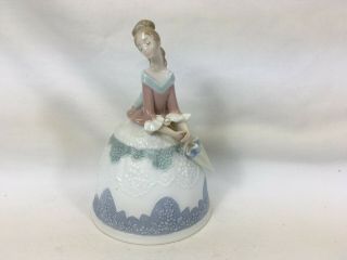 Lladro Four Seasons Lady Bell This Is Spring