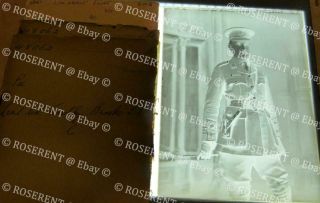 1916 Army Service Corps - Lt Col Eardly Brooke DSO 2 glass negative 22 by 16cm 4