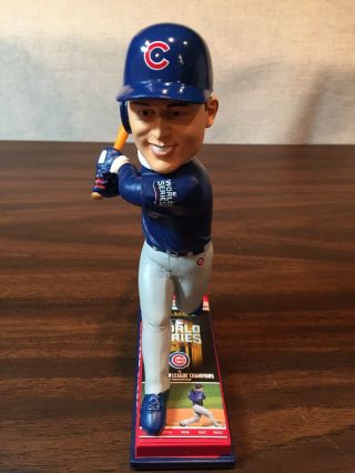 MLB Chicago Cubs Anthony Rizzo 2016 World Series Game 2 Ticket Base Bobblehead 2