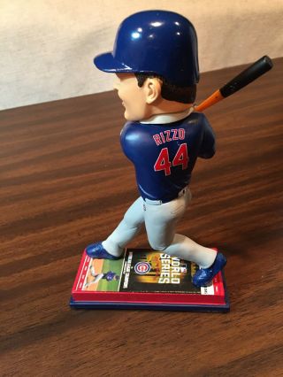 MLB Chicago Cubs Anthony Rizzo 2016 World Series Game 2 Ticket Base Bobblehead 4