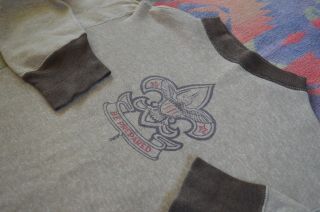 Vintage 1950 ' s Boy Scouts sweatshirt,  great shape S/XS,  champion,  double v 4