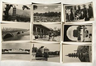 Famous Views Of Peiping with English Explanations Miniature Photos Beijing China 3