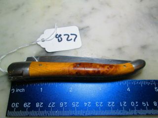 827 Forge de Laguiole Origine Folding Knife France Thuya 8