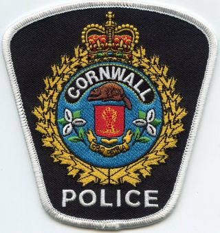 Cornwall Ontario Canada Police Patch