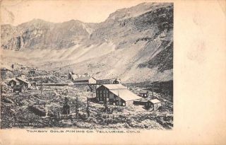 Telluride Colorado Tomboy Gold Mining Co Vintage Postcard Jh230736