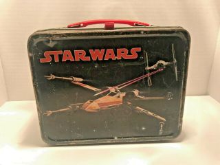 1977 Star Wars Metal Lunch Box With Thermos