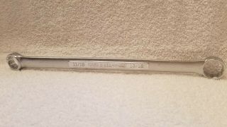 Vintage Sears Craftsman V V 43927 11/16 " & 13/16 " Dbl Box End Wrench 12 Pt Usa