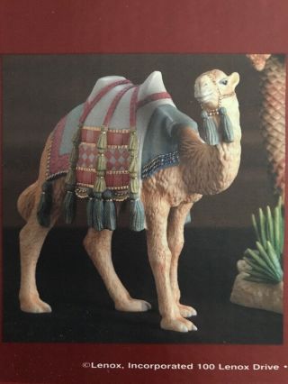 Lenox Little Town Of Bethlehem Nativity Figurine Camel - Standing Mib