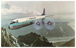 Airline Issued Postcard - Nomads (usa) L - 188 Electra
